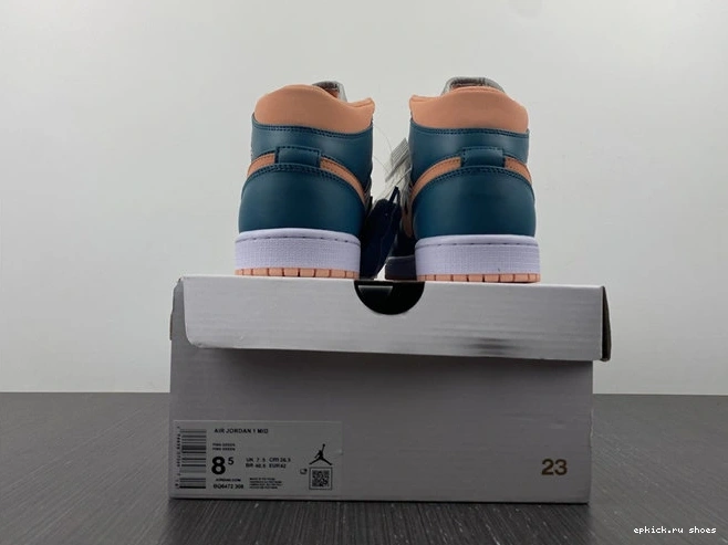 Cheap Jordan1 Mid Teal Dark Green BQ6472- AllSeason 3713 1015